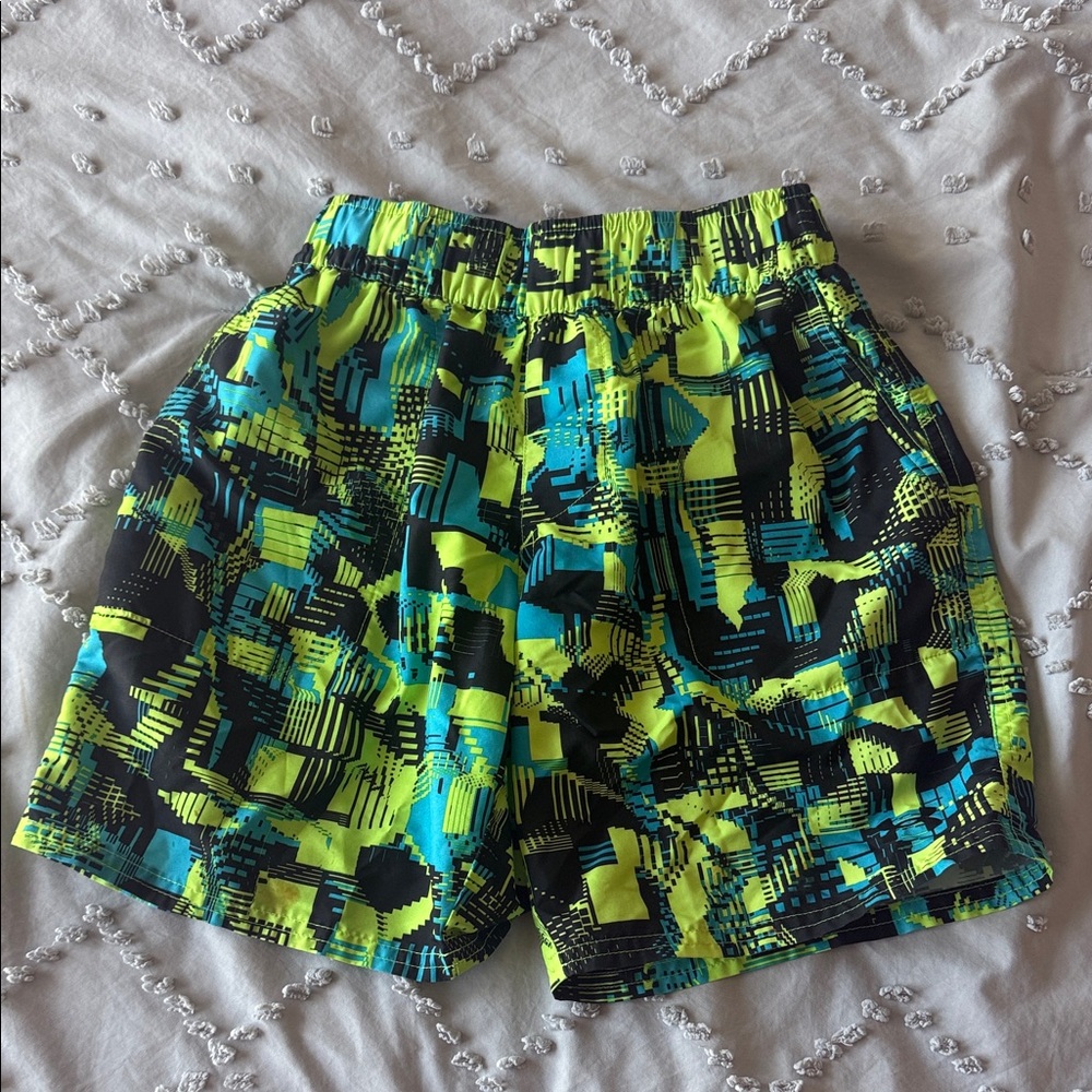 Under Armour Kids Swim Trunks - Black, Blue, Yellow